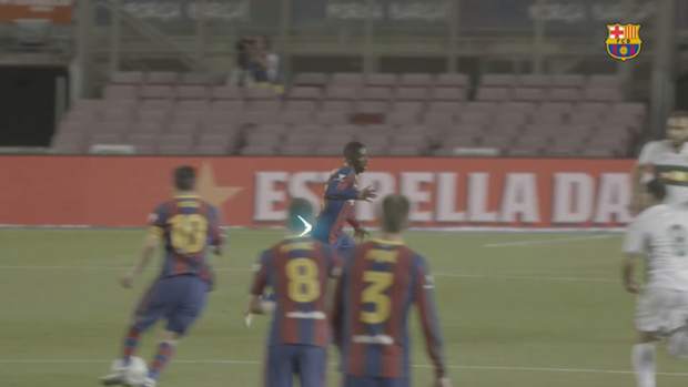 Ousmane Dembélé's quick feet and speed